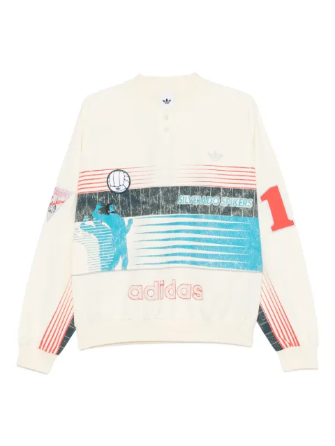 adidas Archive Summersport graphic-print sweater Neutrals JW0148