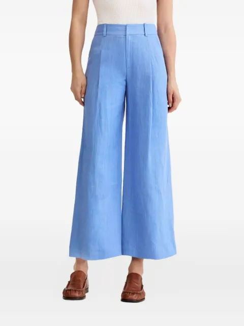 Smythe cropped flared trousers Blue AS2602PPERIWINKLELINEN