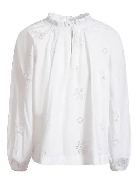 Merlette Manon broderie-anglaise blouse White 222E89EYWHTTOP