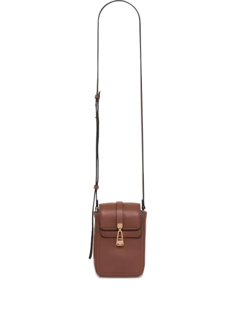 Gabriela Hearst buckled leather phone holder Brown 326940L084CGN