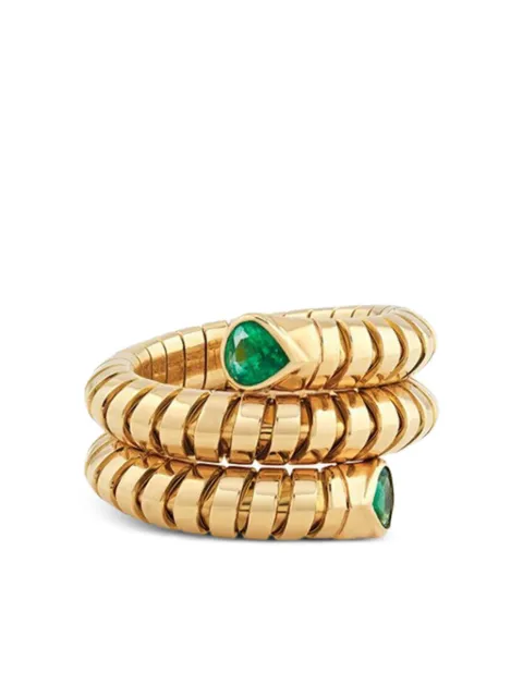 MARINA B 18K yellow gold Trisola Spiral emerald ring Gold RITS01YE65