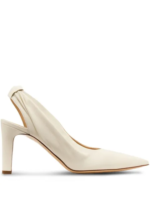 Gabriela Hearst Amari gathered-detail pumps Neutrals 3268620SG002