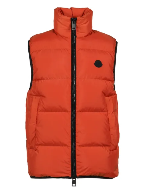 Moncler zip padded gilet Orange 1A00179K2091597U5RED