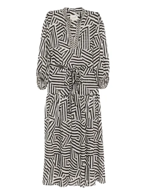 Bambah Geo dress Black BMRE2640