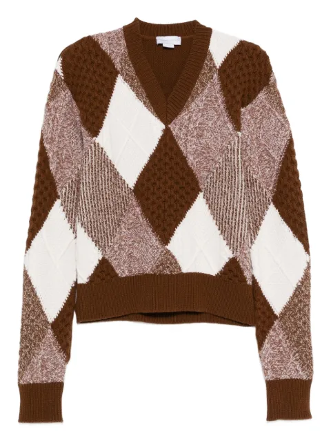 Stella McCartney V-neck sweater Brown 6K10503S2584