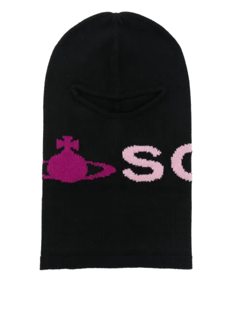 Vivienne Westwood initial balaclava Black 8102001MK006F
