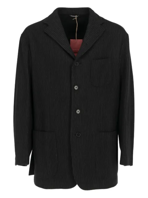 Romeo Gigli Pre-Owned 1990s striped blazer Black RG600PS