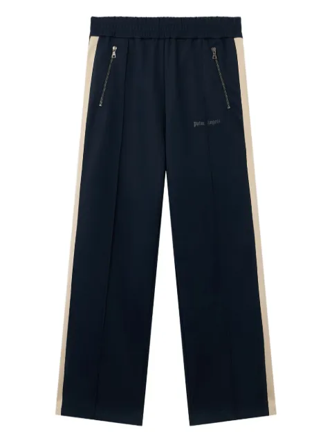 Palm Angels logo zip classic track pants Blue PMCJ04HF25FAB001