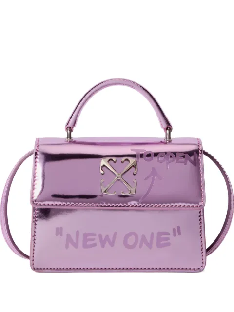 Off-White baby Jitney Quote tote bag Pink OWNP063F25FAB0023232