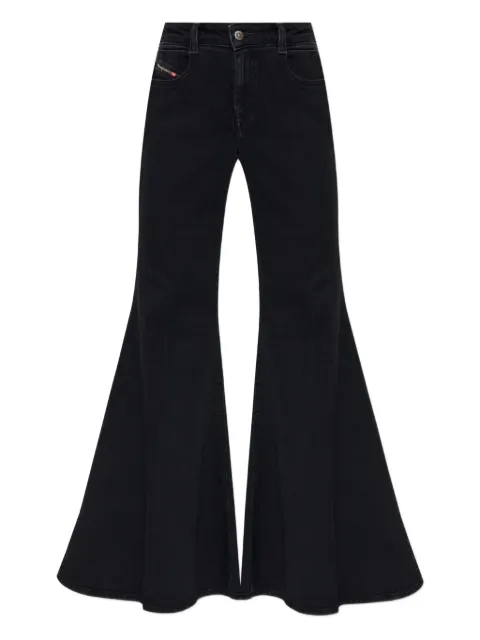 Diesel 1970 D-Bleess 09n89 flare jeans Black A1788709N89