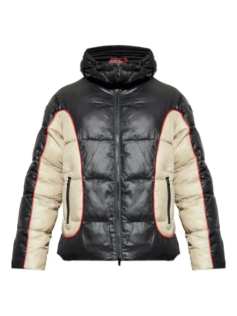 Diesel W-Ostend-Wrd hooded jacket Black A219770DBCH