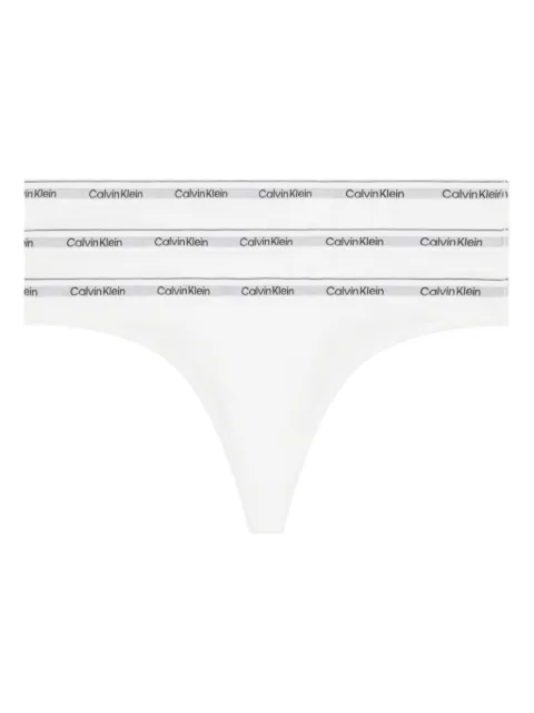 Calvin Klein Underwear logo-print all in one 3-pack White 000QD5209E100