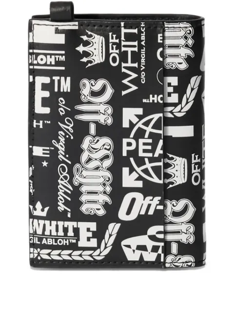 Off-White Heritage Multilogo wallet Black OMNC09AF25LEA0021001