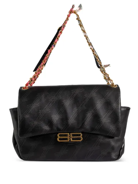 Balenciaga medium Darling chain shoulder bag Black 8525012AB8W