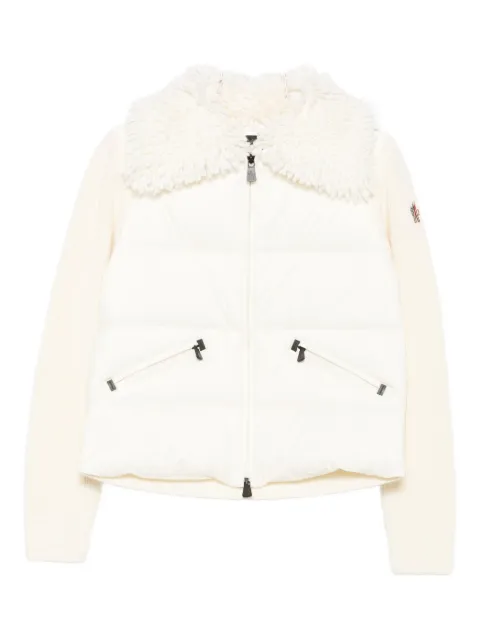 Moncler Grenoble fur collar jacket Black K20989B00004M1131