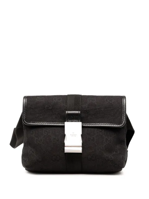 Gucci Pre-Owned 2000-2015 GG Canvas belt bag Black J9N69BVMCDCOZMK2