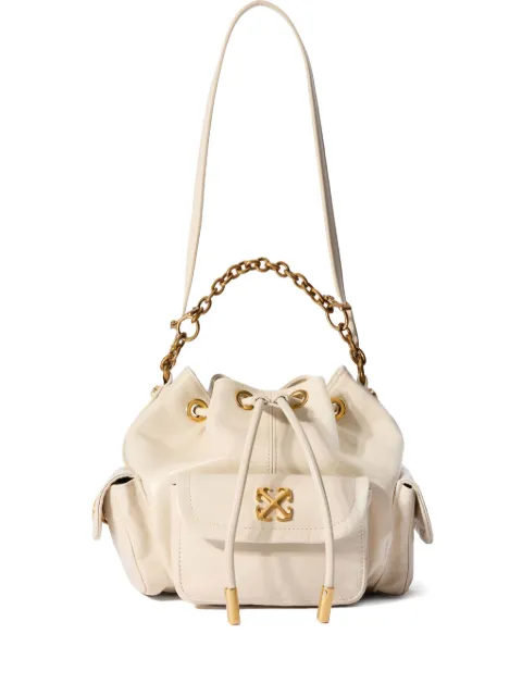 Off-White Dumbo.B bucket bag Neutrals OWMY002F25LEA0010400