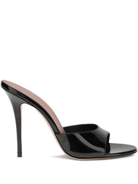 Amina Muaddi 105mm Elodie sandals Black 15S365679ELO