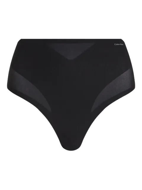 Calvin Klein Underwear logo sheer briefs Black LV00QF8165UB1
