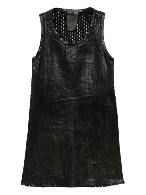 Carol Christian Poell perforated leather dress Black LF0896RUUMSPTC010