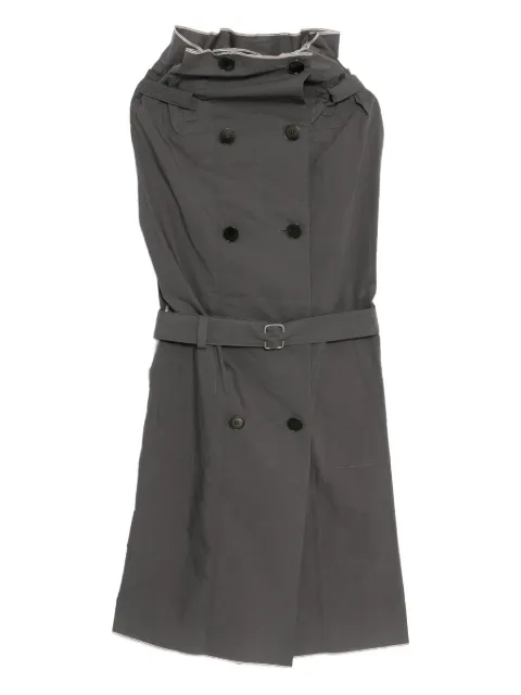 Carol Christian Poell Self Edge Metre coat Grey OF0958SENONEDGE11
