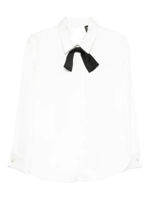 SIMONA CORSELLINI bow shirt White A25CECA10201