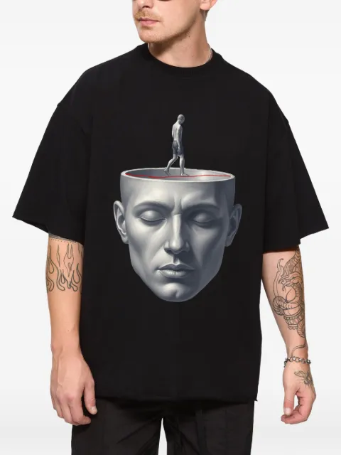 HAMZA Serenity graphic T-shirt Black SERENITYTSHIRT