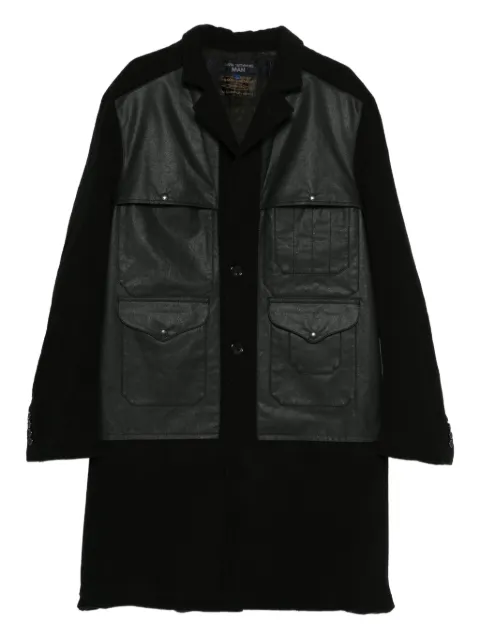 Junya Watanabe MAN x Filson panelled coat Black WPC004051