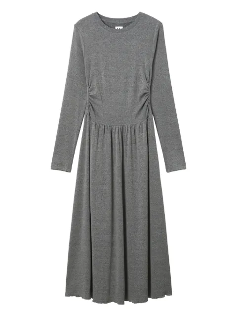 b+ab ong-sleeve midi dress Grey 5F632AI