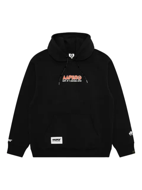 AAPE BY *A BATHING APE® graphic-print hoodie Black ASWC371XXP