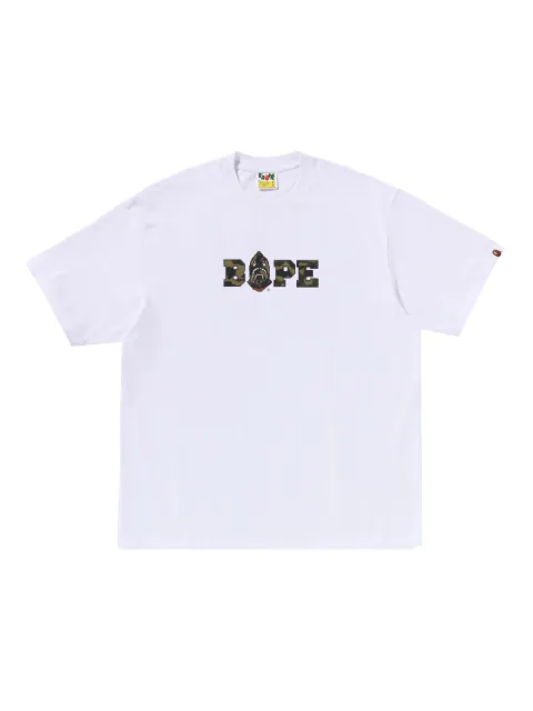 A BATHING APE® camouflage-print T-shirt White 001TEL801315M