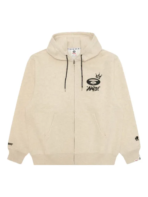AAPE BY *A BATHING APE® graphic-print hoodie Neutrals ASWD316XAP