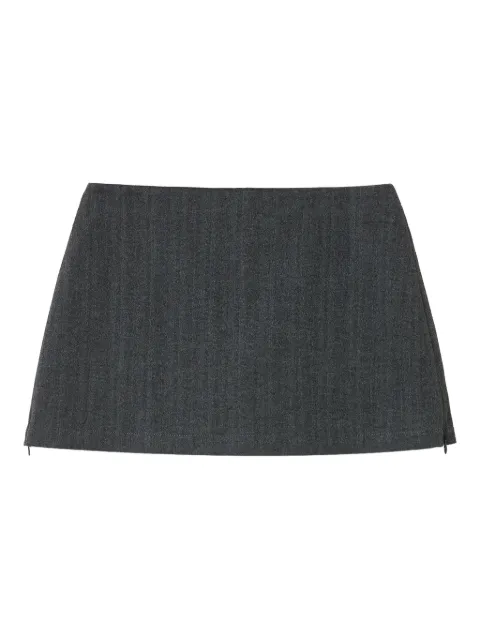b+ab zip mini skirt Grey 5F136AI