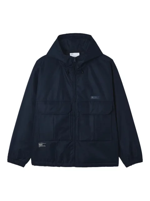 CHOCOOLATE hooded front-pockets jacket Blue B1XJKM00132X