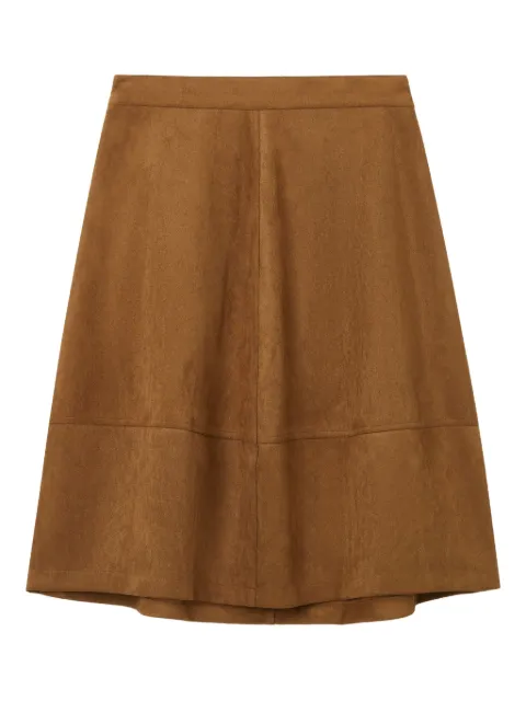 b+ab panelled midi skirt Brown 5F145AS