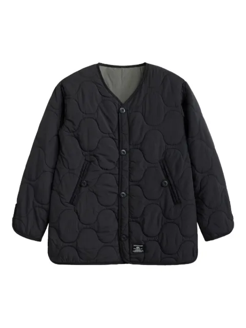 Alpha Industries ALS/92 Mod reversible liner quilted jacket Black WJR55500C1