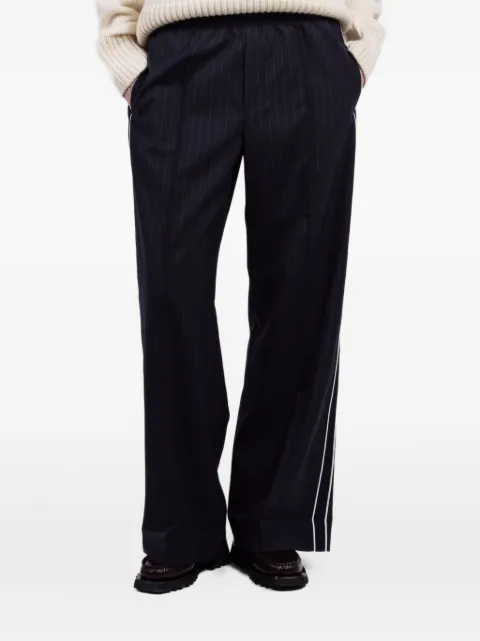 WE-AR4 The Chaplin pinstripe-pattern trousers Blue RPT0280490