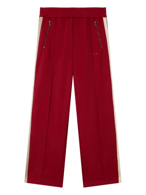 Palm Angels zip-up side-stripe track pants Red PMCJ04HF25FAB0012503