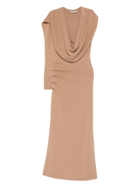 SIMKHAI Hathaway midi dress Neutrals 5251144K