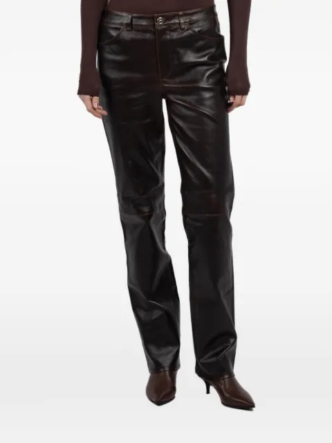 Sprwmn panelled trousers Brown 5PK031LBUBR