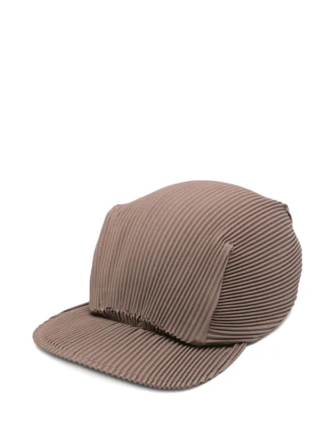Pleats Please Issey Miyake pleated hat Brown PP59AA501