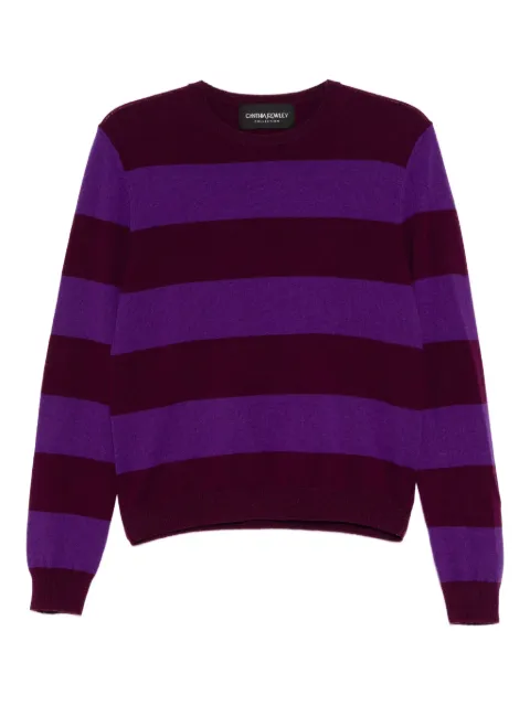 Cynthia Rowley Lucky striped top Purple 25F1TP12KN