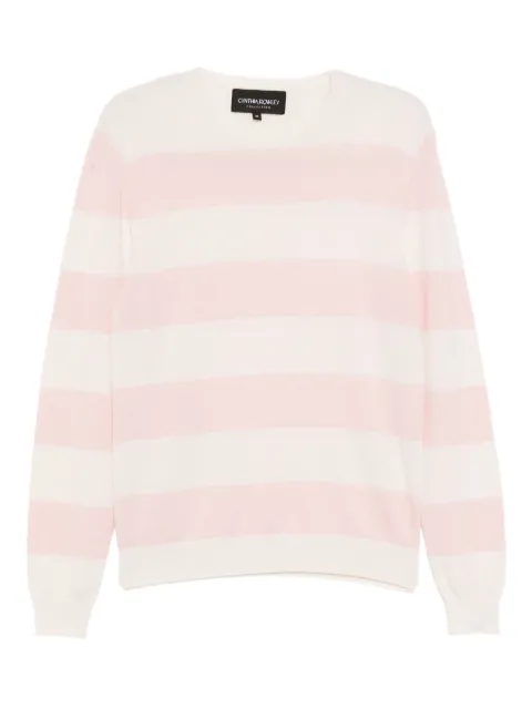 Cynthia Rowley Lucky striped top Neutrals 25F1TP12KN