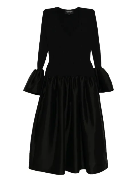 Cynthia Rowley flared-sleeves dress Black 25F1DR06SK