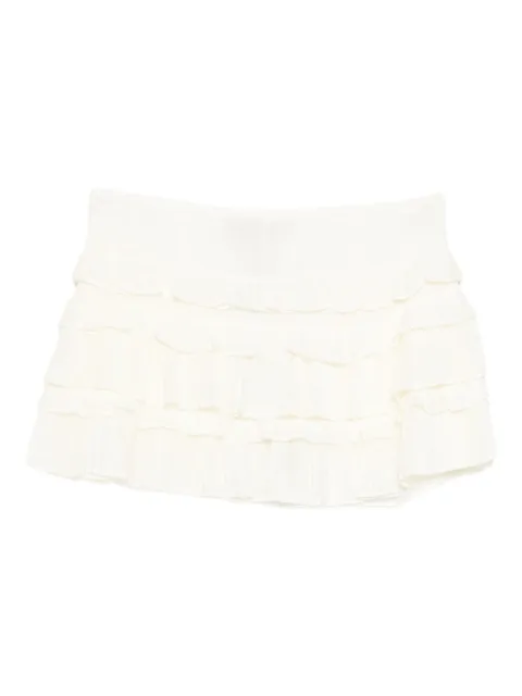 Cynthia Rowley Bella mini skirt Neutrals 25F1SK01PL