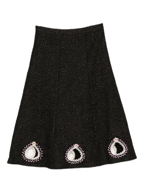 Cynthia Rowley bead-embellished skirt Black 25F1SK02SK