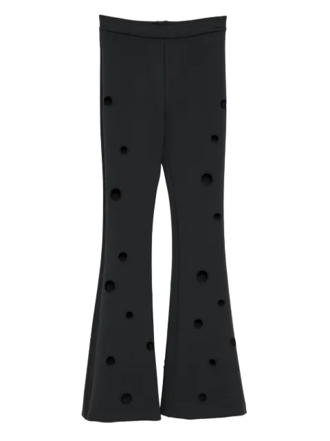 Cynthia Rowley Peekaboo trousers Black 25F1PT03PL