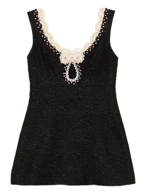 Cynthia Rowley bead-embellished dress Black 25F1DR07PL