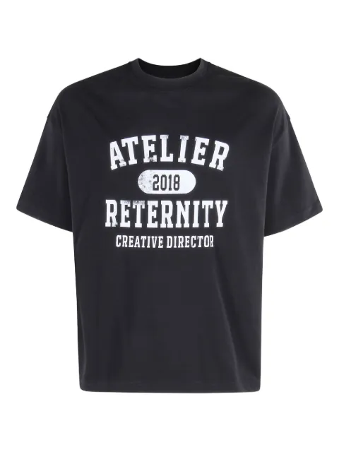 RETERNITY graphic-print T-shirt Black 1001251050097