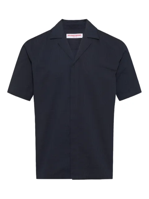 Orlebar Brown Maitan cotton shirt Blue 281516